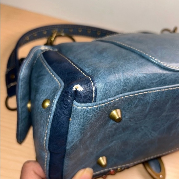 Montana West Blue Conceal Carry Purse, NWOT - Picture 12 of 16